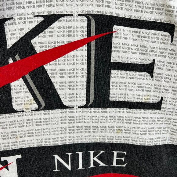 Vintage 90s Nike All Over Print Polo Shirt Size XL - Picture 4 of 8